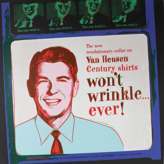 Andy Warhol Van Heusen from Ads Portfolio, 1985