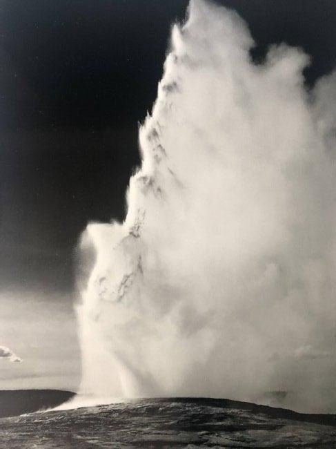 Ansel Adams - Old Faithful Geyser, Wyoming - FineArt Vendor