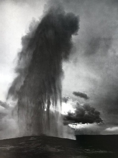 Ansel Adams - Old Faithful Geyser, Wyoming c.1940 - FineArt Vendor