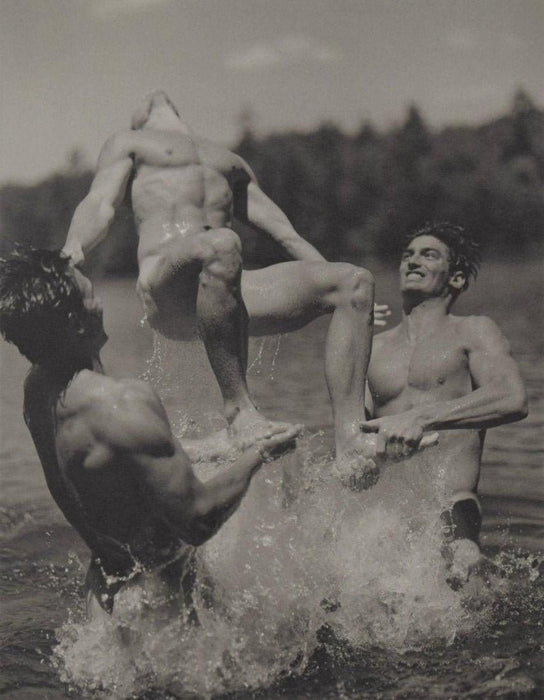 Bruce Weber - Ray, John and Eric, Bear Pond, 1990 - FineArt Vendor