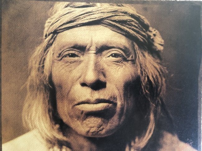 Edward Curtis - A Zuni Head, 1900 - FineArt Vendor