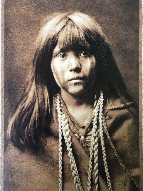 Edward Curtis - Mosa - A Mojave Girl, 1903 - FineArt Vendor