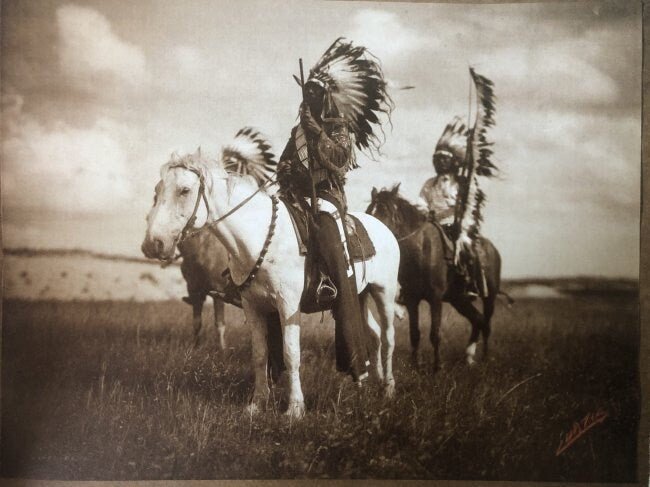 Edward Curtis - Oglalla Sioux, South Dakota, 1905 - FineArt Vendor