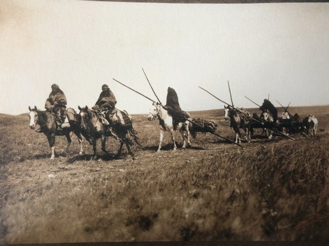 Edward Curtis - On the Road, 1900 - FineArt Vendor