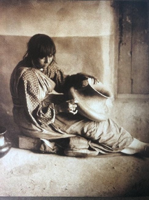 Edward Curtis - The Potter, 1905 - FineArt Vendor