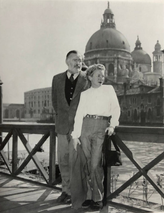 Ernest Hemingway (Back in Venice) print in colors - FineArt Vendor