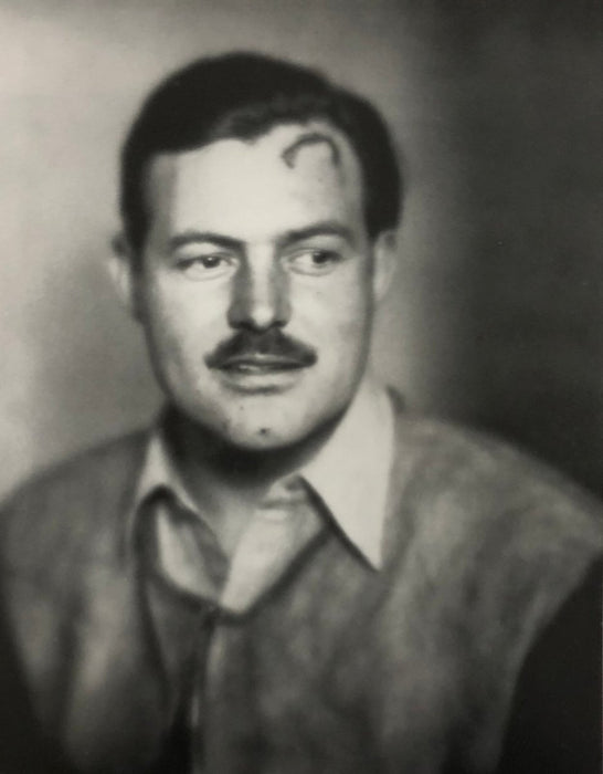 Ernest Hemingway (Skylight Injury) print in colors - FineArt Vendor