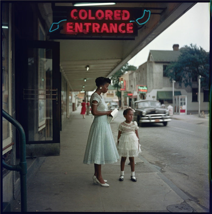 Gordon Parks - Department Store - Segregation in the South, Colored Entrance - FineArt Vendor