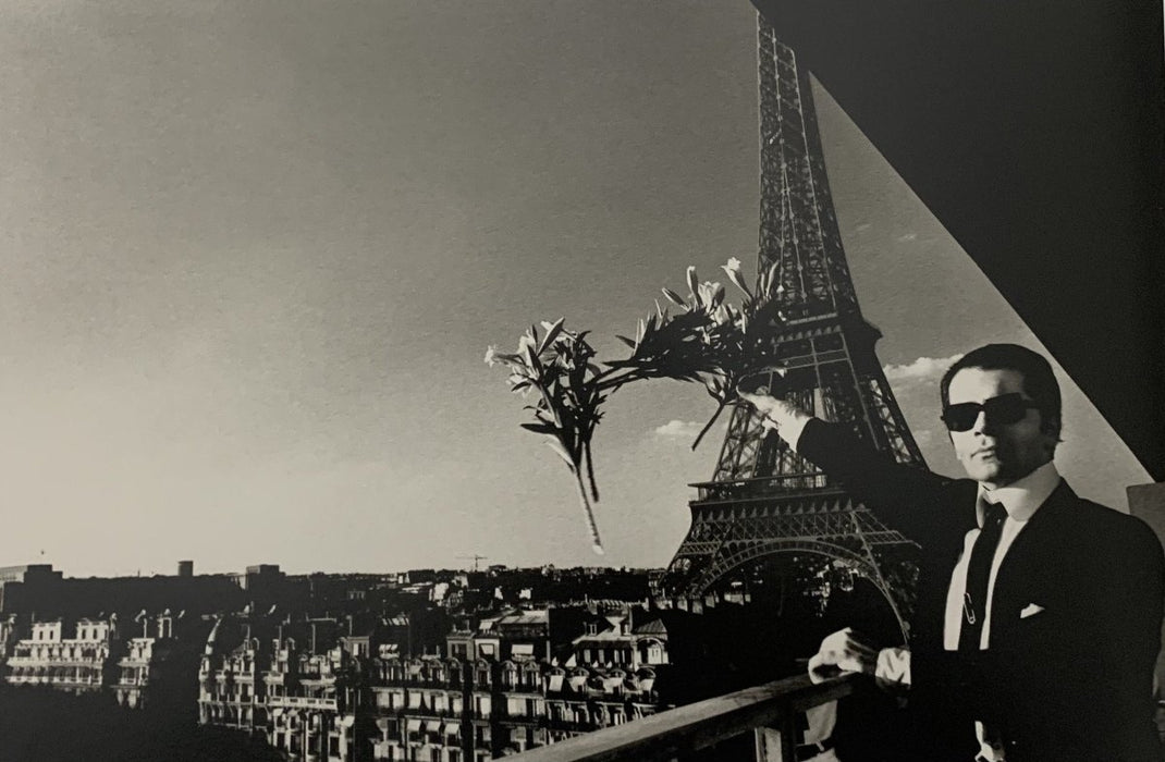 Helmut Newton - Karl Lagerfeld, Paris 1976 print in colors - FineArt Vendor