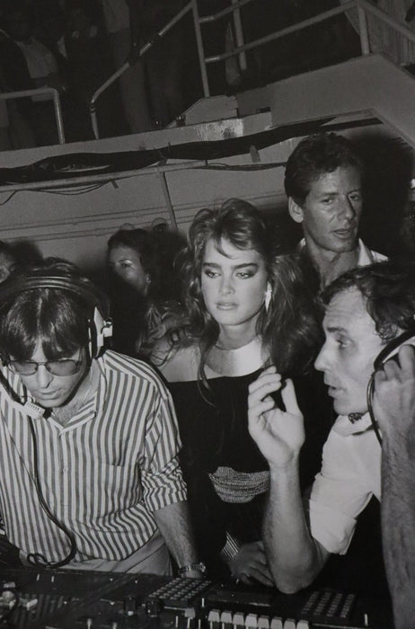 Ian with Brooke Shields, Studio 54, print in colors - FineArt Vendor