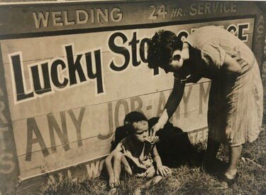 Margaret Bourke-White - On the Road, 1936 print in colors - FineArt Vendor