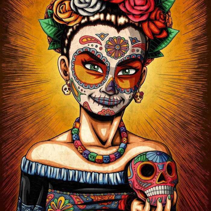 Frida Kahlo Dia De Los Muertos