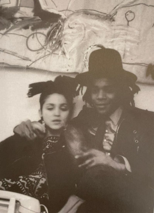 Jean Michel Basquiat - Madonna and Basquiat, 1983