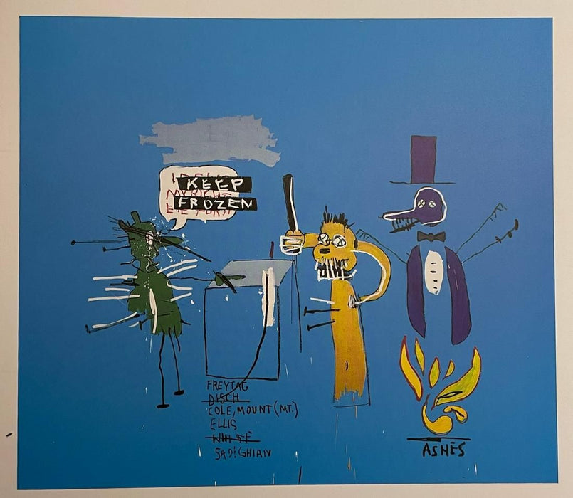 Jean Michel Basquiat - The Dingoes That Park Their Brains, 1988