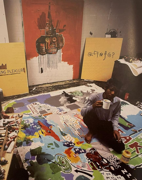 Jean Michel Basquiat - Basquiat in his Studio, 1987