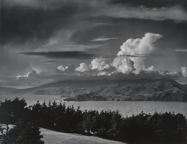 Ansel Adams - Marin Hills, across Golden Gate Bridge CA - FineArt Vendor