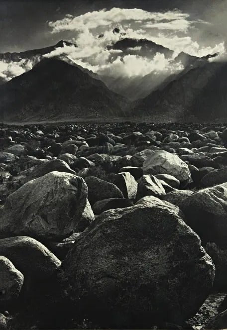 Ansel Adams, Mt. Williamson, Sierra Nevada 1944, - FineArt Vendor