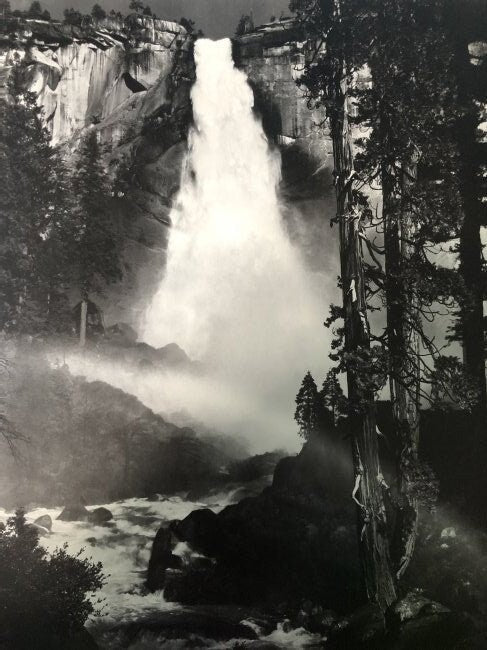 Ansel Adams - Nevada Fall, California c.1950 - FineArt Vendor