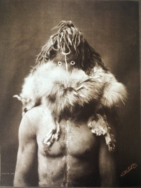 Edward Curtis - A Mask - Yebichai, Navajo, 1904 - FineArt Vendor