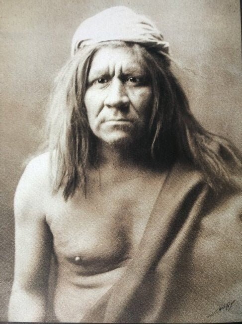 Edward Curtis - A Mojave Chief, 1903 - FineArt Vendor