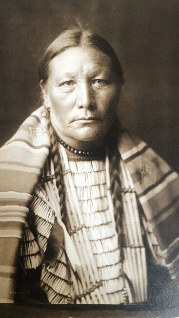 Edward Curtis - Mrs. Jack Red Cloud, 1905 - FineArt Vendor