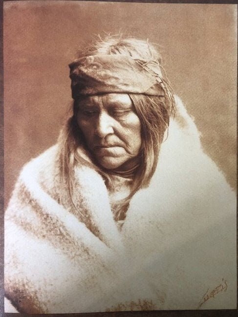 Edward Curtis - Two Bear - Blackfoot Sacred Woman - FineArt Vendor