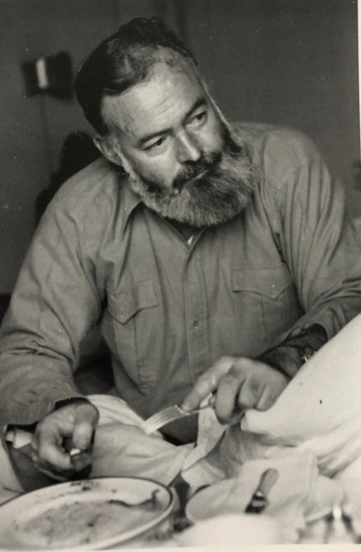 Ernest Hemingway (At London's Dorchester Hotel) print in colors - FineArt Vendor