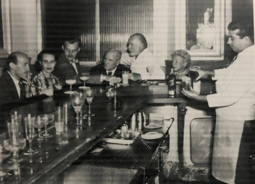 Ernest Hemingway (At the Floridita) Print in Colors - FineArt Vendor