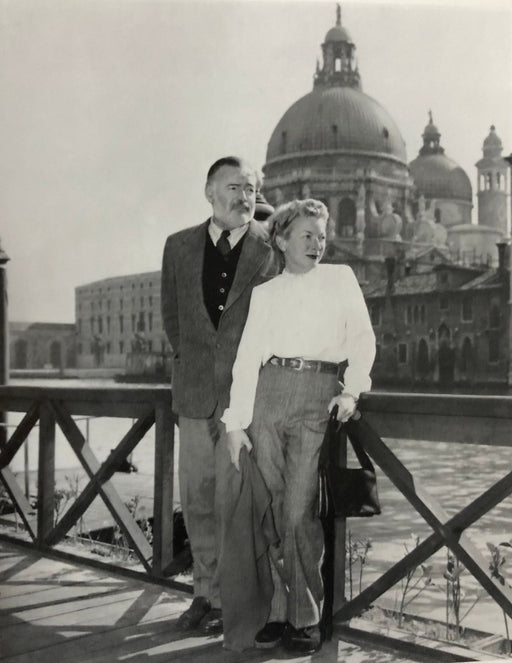 Ernest Hemingway (Back in Venice) print in colors - FineArt Vendor