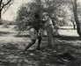 Ernest Hemingway (Boxing in Camp) print in colors - FineArt Vendor