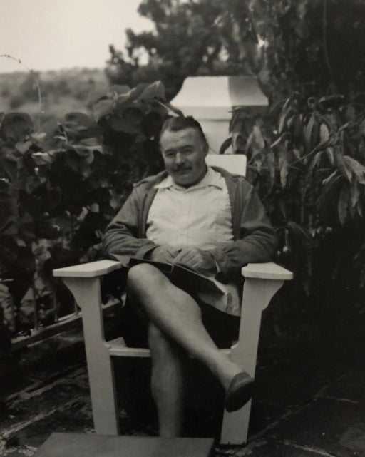 Ernest Hemingway (Endorsing Ale) print in colors - FineArt Vendor