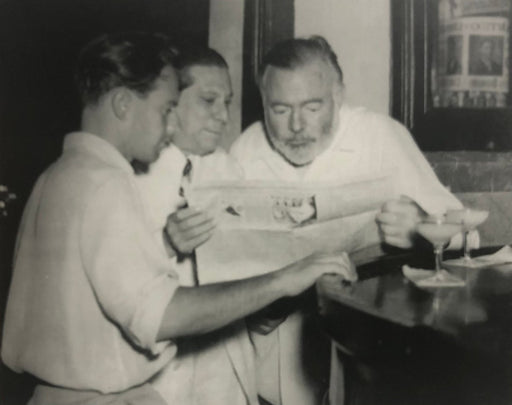 Ernest Hemingway (Floridita Daiquiris) print in colors - FineArt Vendor