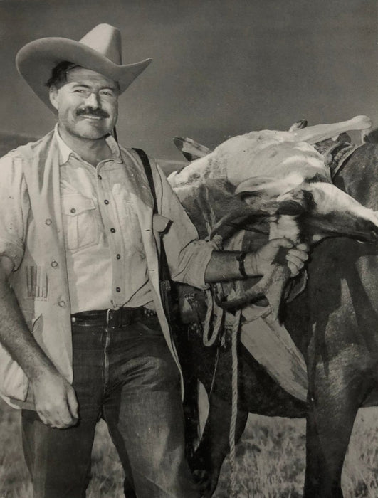 Ernest Hemingway (Idaho Antelope Kill) print in colors - FineArt Vendor