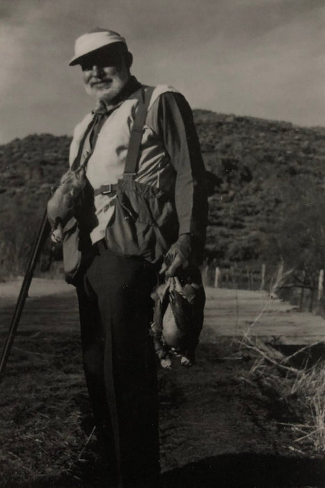 Ernest Hemingway (Idaho Chukar Hunt) print in colors - FineArt Vendor