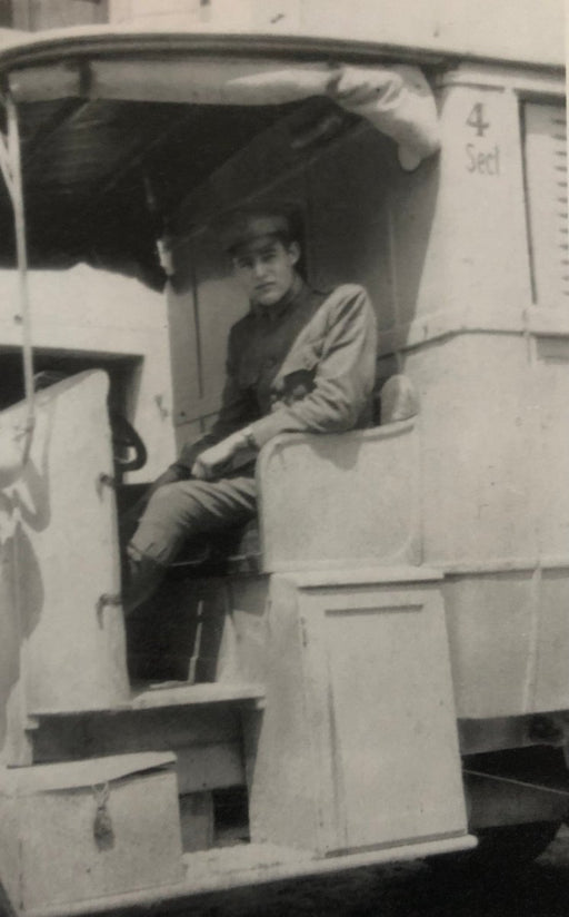 Ernest Hemingway (In Italy, 1918) print in colors - FineArt Vendor
