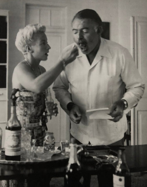 Ernest Hemingway (Liquor and Olives) print in colors - FineArt Vendor
