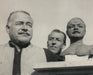 Ernest Hemingway (Lucarda Sculpture) Print in Colors - FineArt Vendor
