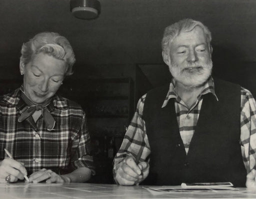Ernest Hemingway (Near the End) print in colors - FineArt Vendor