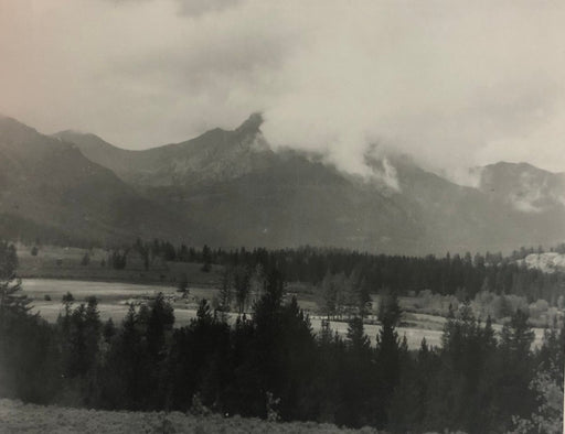 Ernest Hemingway (Nordquist L-bar-T on The Yellowstone) print in colors - FineArt Vendor