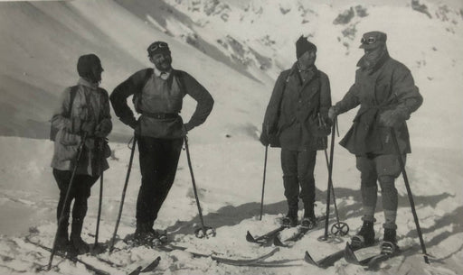 Ernest Hemingway (On the Slopes Near Schruns) print in colors - FineArt Vendor