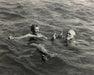Ernest Hemingway (Swimming with Sunny) Print in Colors - FineArt Vendor