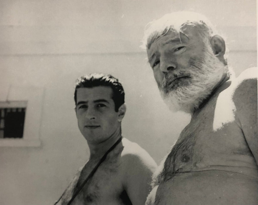 Ernest Hemingway (With Antonio Ordonez) print in colors - FineArt Vendor