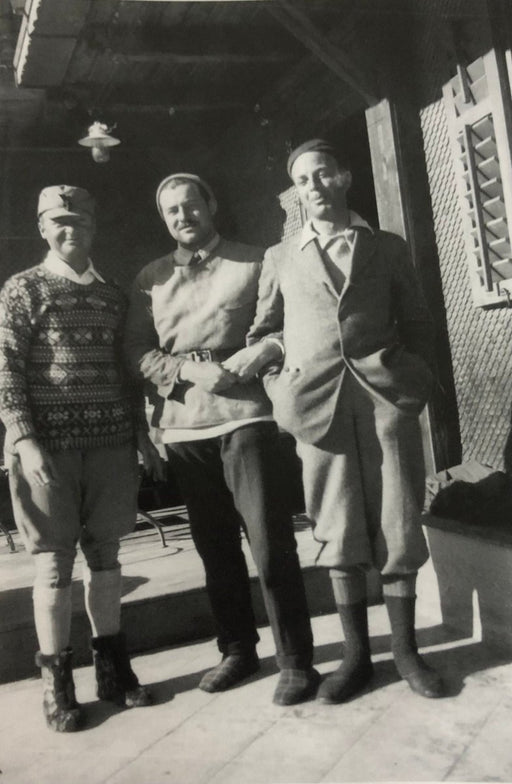 Ernest Hemingway (With Gerald Murphy and John Dos Passos) Print in Colors - FineArt Vendor