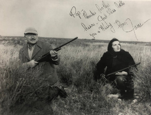 Ernest Hemingway (With Jane Russell) Print in Colors - FineArt Vendor
