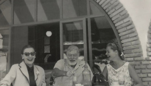 Ernest Hemingway (With Lauren Bacall and Nancy Hayward, 1959) print in colors - FineArt Vendor