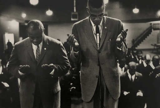 Gordon Parks - Malcolm X, Muslims Prayer, Chicago, 1963 - FineArt Vendor