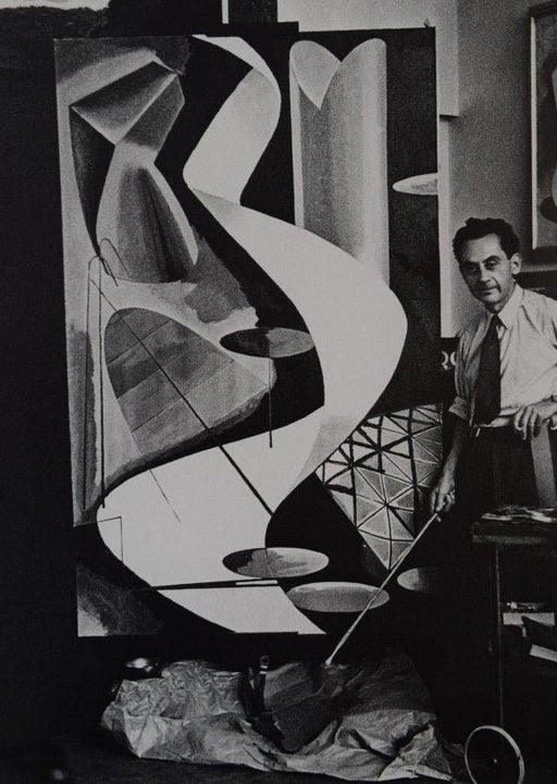 Man Ray - Self Portrait in studio with painting, 1939 - FineArt Vendor
