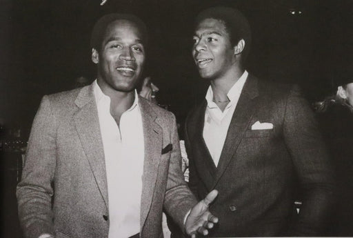 O.J. Simpson and Marcus Allen, Studio 54, print in colors - FineArt Vendor