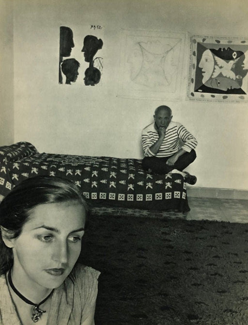 Robert Doisneau - Pablo Picasso & Francoise Gilot, 1952 Gravure - FineArt Vendor