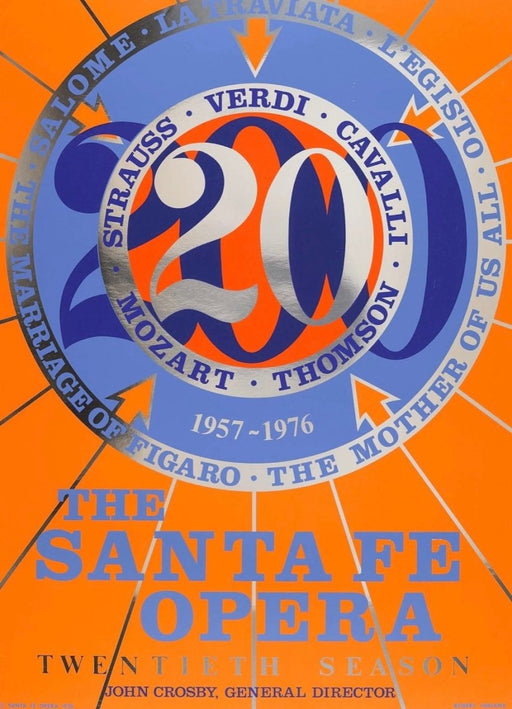 Robert Indiana Santa Fe Opera, 1976 Screenprint - FineArt Vendor